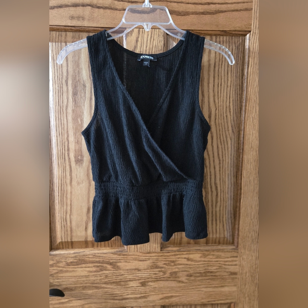 Express Black Sleeveless Top